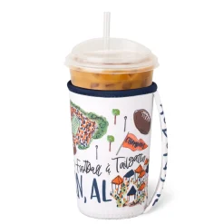 Swig Life Drink Coolies New Sizes!|Gameday^Saturdays in Auburn Medium Iced Cup Coolie