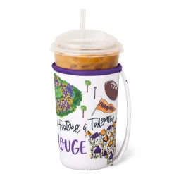 Swig Life Drink Coolies New Sizes!|Gameday^Saturdays in Baton Rouge Medium Iced Cup Coolie