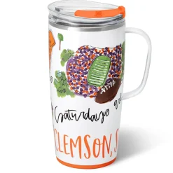 Swig Life Travel Mugs|Gameday^Saturdays in Clemson Travel Mug 22oz