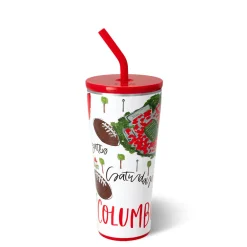 Swig Life Tumblers New Sizes!|Gameday^Saturdays In Columbus, OH 32oz Straw Tumbler -