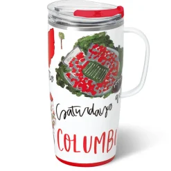 Swig Life Travel Mugs|Gameday^Saturdays in Columbus Travel Mug 22oz