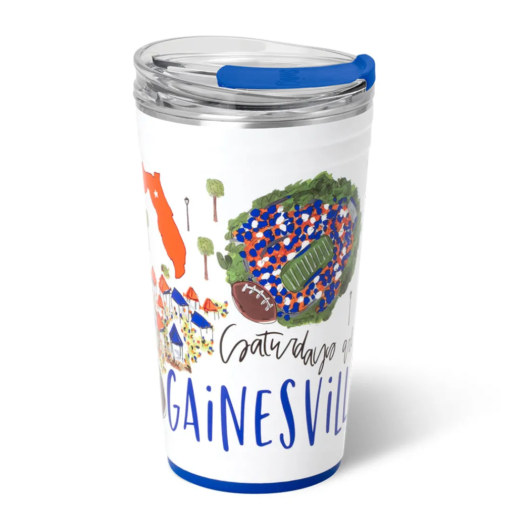 Swig Life Tumblers New Sizes!|Gameday^Saturdays In Gainesville, FL 24oz Party Cup -