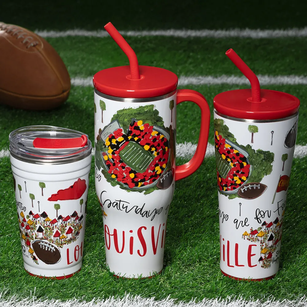 Swig Life Tumblers New Sizes!|Gameday^Saturdays In Louisville, KY 32oz Straw Tumbler -