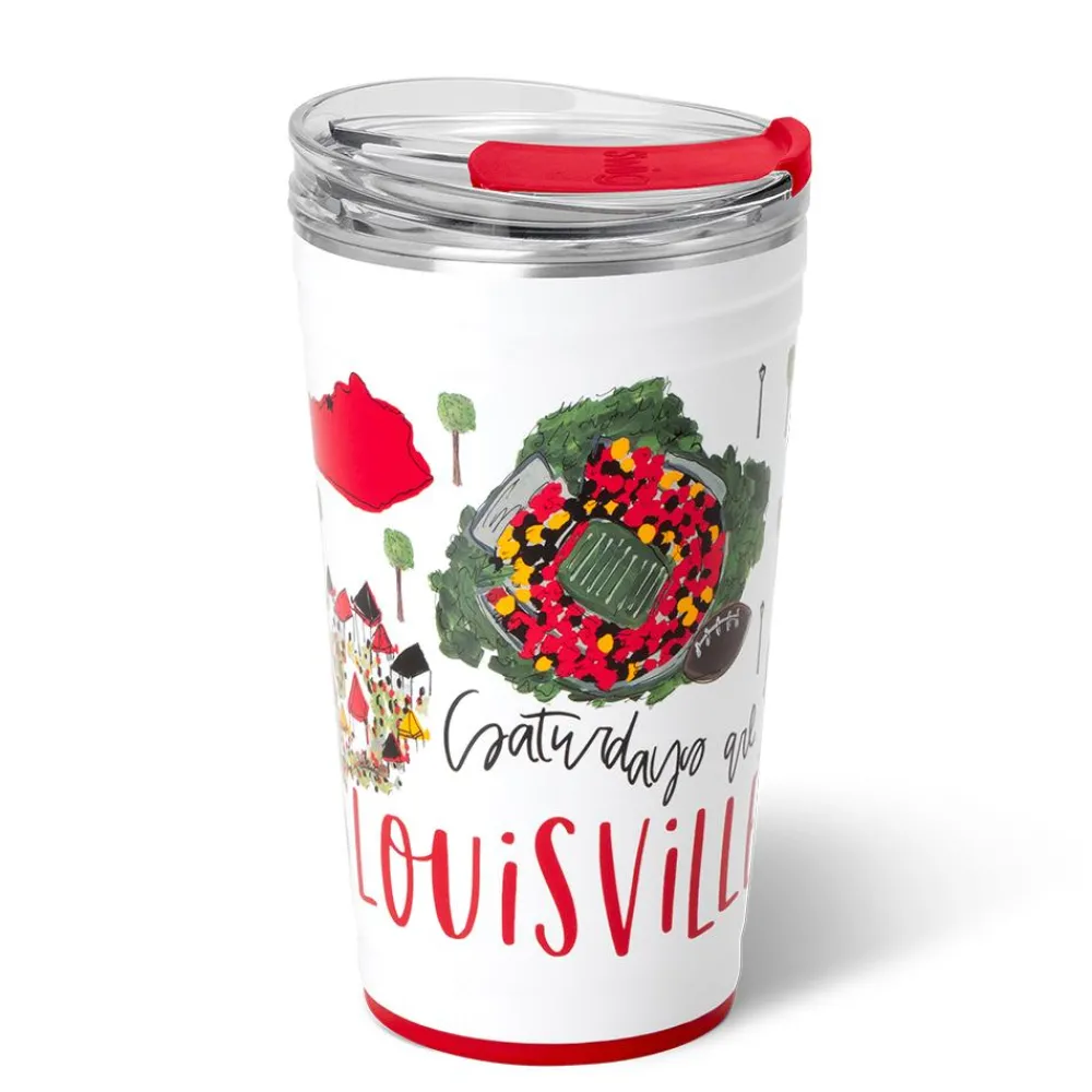 Swig Life Tumblers New Sizes!|Gameday^Saturdays In Louisville, KY 24oz Party Cup -