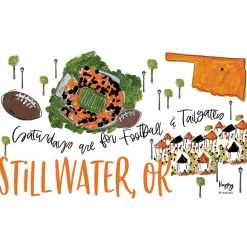 Swig Life Drink Coolies New Sizes!|Gameday^Saturdays in Stillwater Medium Iced Cup Coolie