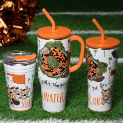 Swig Life Tumblers New Sizes!|Gameday^Saturdays In Stillwater, OK 32oz Straw Tumbler -