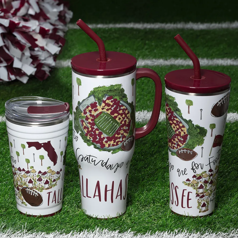 Swig Life Tumblers New Sizes!|Gameday^Saturdays In Tallahassee, FL 24oz Party Cup -