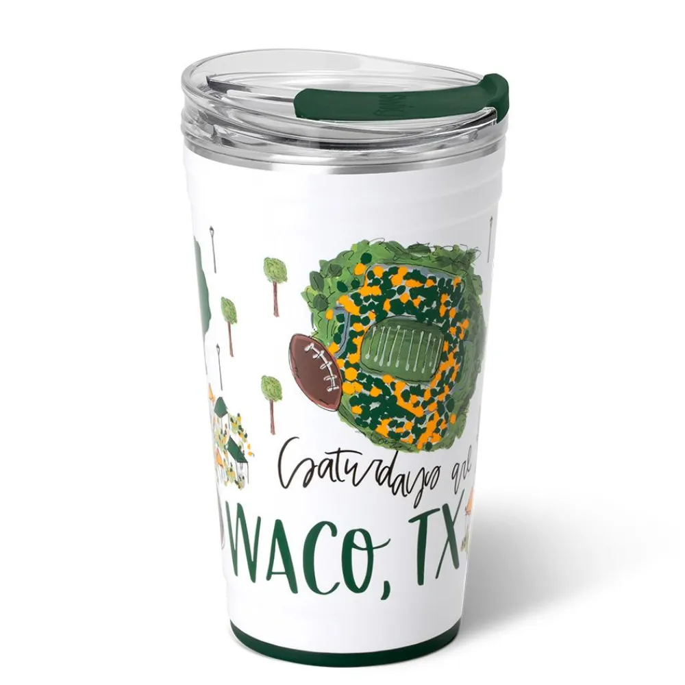 Swig Life Tumblers New Sizes!|Gameday^Saturdays In Waco, TX 24oz Party Cup -
