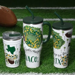 Swig Life Tumblers New Sizes!|Gameday^Saturdays In Waco, TX 32oz Straw Tumbler -