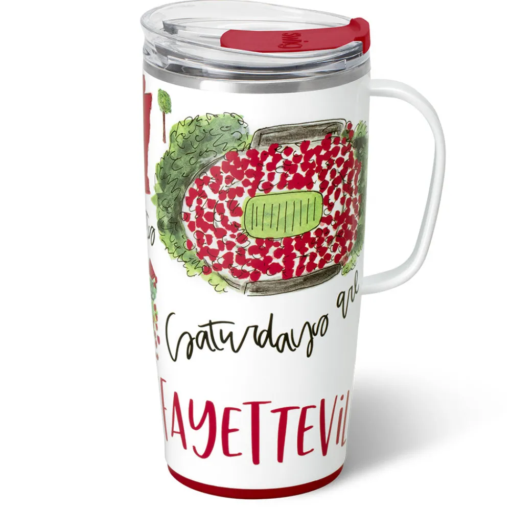 Swig Life Travel Mugs|Gameday^Saurdays in Fayetteville Travel Mug 22oz