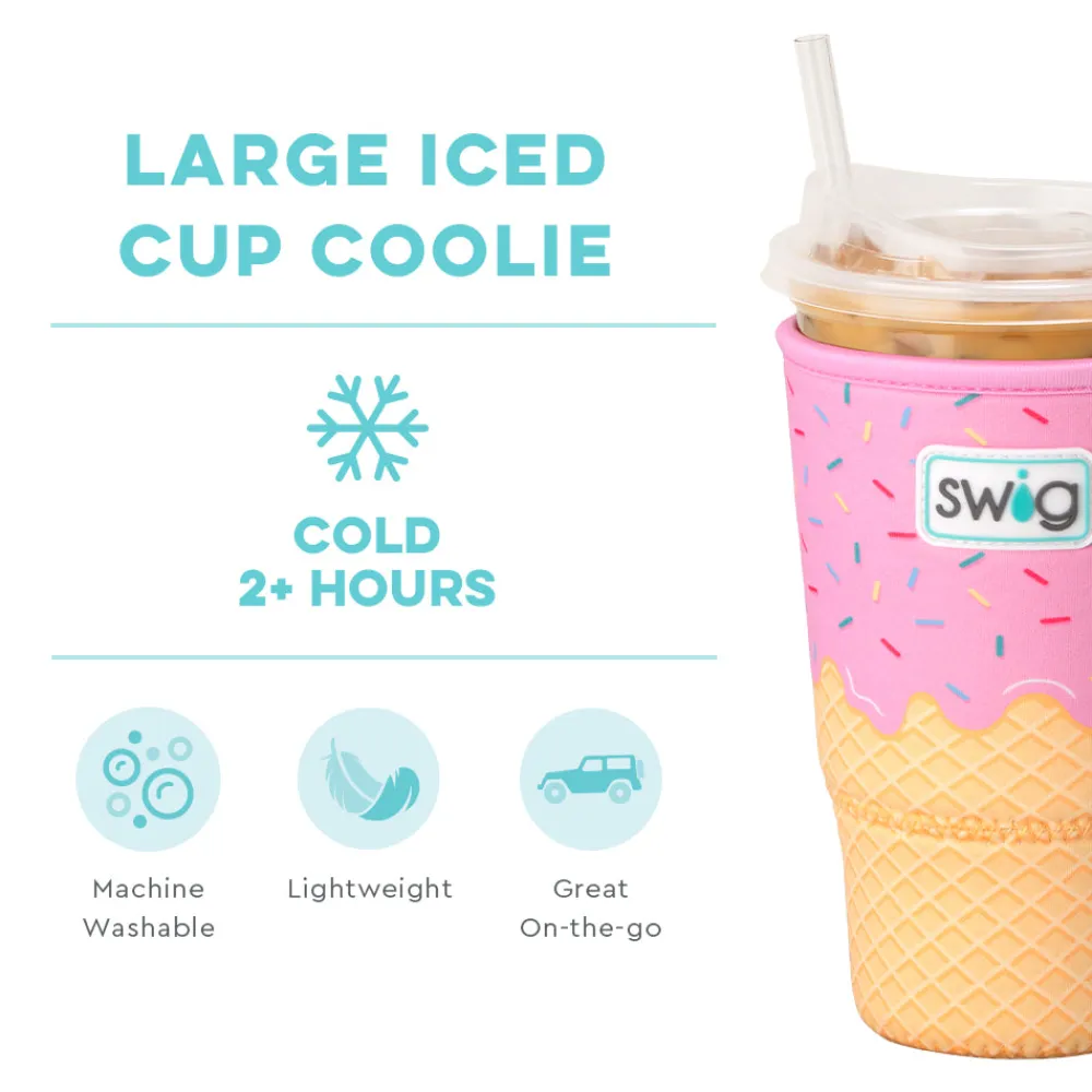 Swig Life Drink Coolies New Sizes!|Scoop There It Is^Scoop There It Is Large Iced Cup Coolie