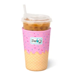 Swig Life Drink Coolies New Sizes!|Scoop There It Is^Scoop There It Is Medium Iced Cup Coolie