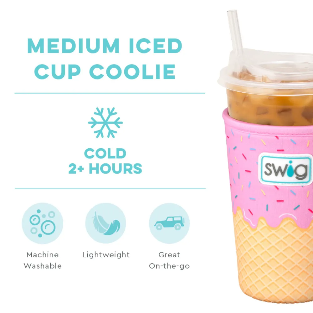 Swig Life Drink Coolies New Sizes!|Scoop There It Is^Scoop There It Is Medium Iced Cup Coolie