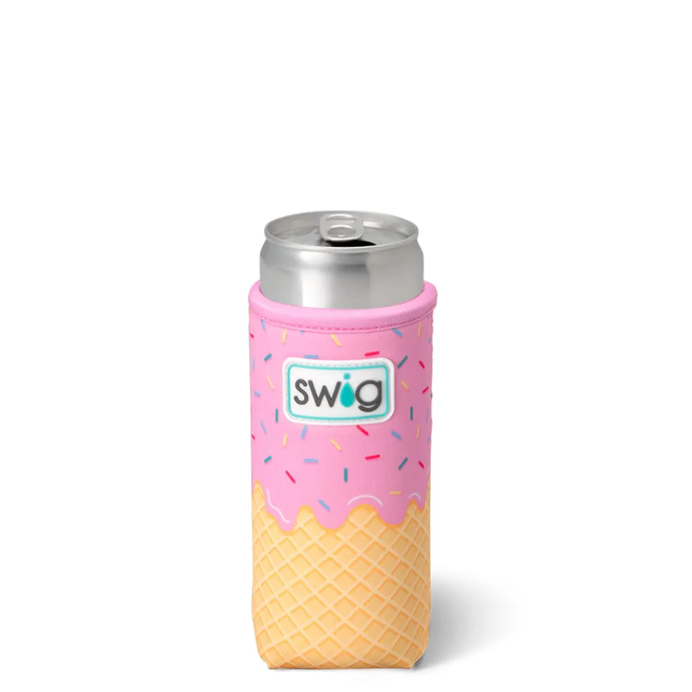Swig Life Drink Coolies New Sizes!|Scoop There It Is^Scoop There It Is Slim Can Coolie