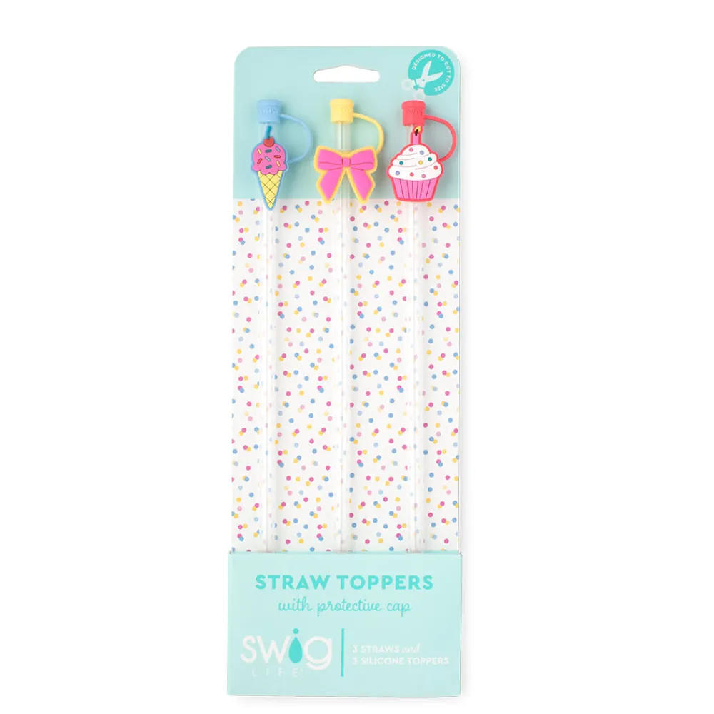 Swig Life Lids, Straws + More|Scoop There It Is^Scoop There It Is Straw Topper Set