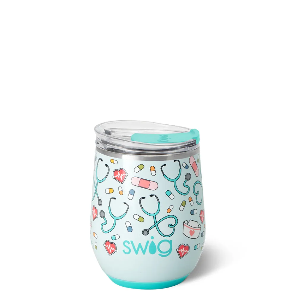 Swig Life Wine + Cocktails|Scrub Life Best Seller!^Scrub Life Stemless Wine 12oz