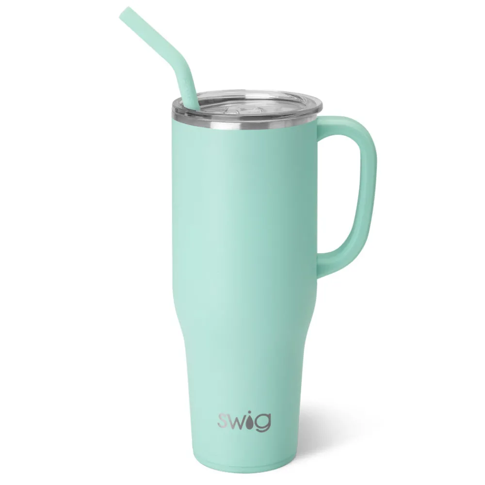 Swig Life Tumblers New Sizes!|Travel Mugs^Sea Glass Mega Mug 40oz