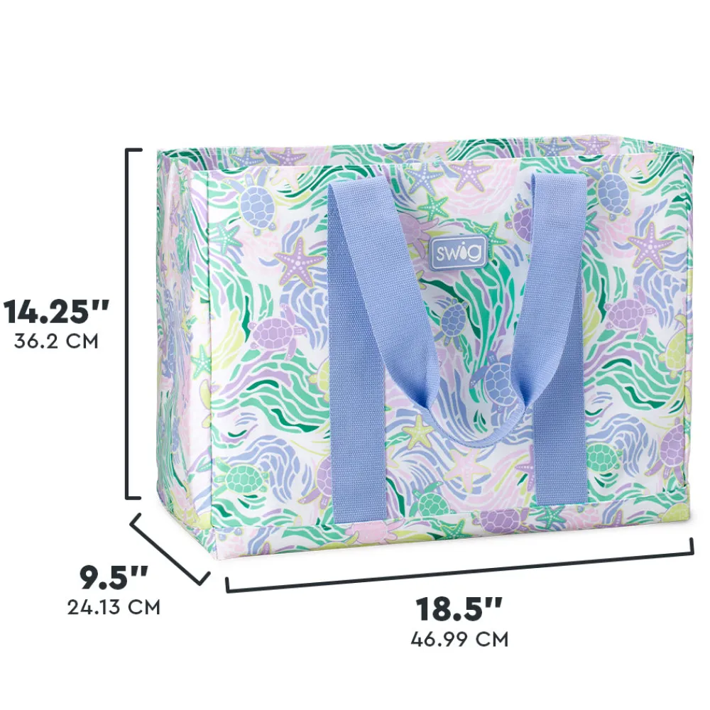 Swig Life Tote Bags New Sizes!|Sea Swirl^Sea Swirl Jumbo Tote Bag