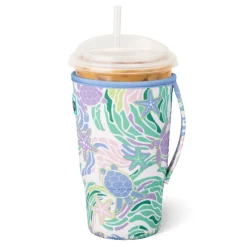 Swig Life Drink Coolies New Sizes!|Sea Swirl^Sea Swirl Large Iced Cup Coolie