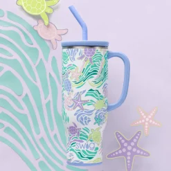 Swig Life Tumblers New Sizes!|Travel Mugs^Sea Swirl Mega Mug 30oz