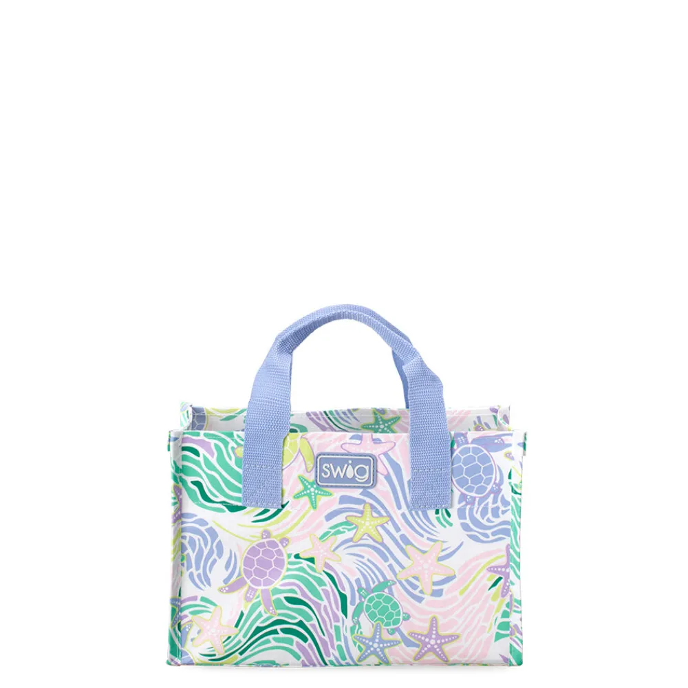Swig Life Reusable Gift Bags|Sea Swirl^Sea Swirl Small Reusable Gift Bag