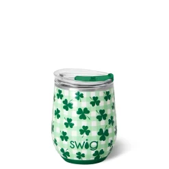 Swig Life Wine + Cocktails^Shamrock the Block Stemless Wine 12oz