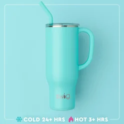 Swig Life Tumblers New Sizes!|Travel Mugs^Shell Yeah 30oz Mega Mug with Handle -