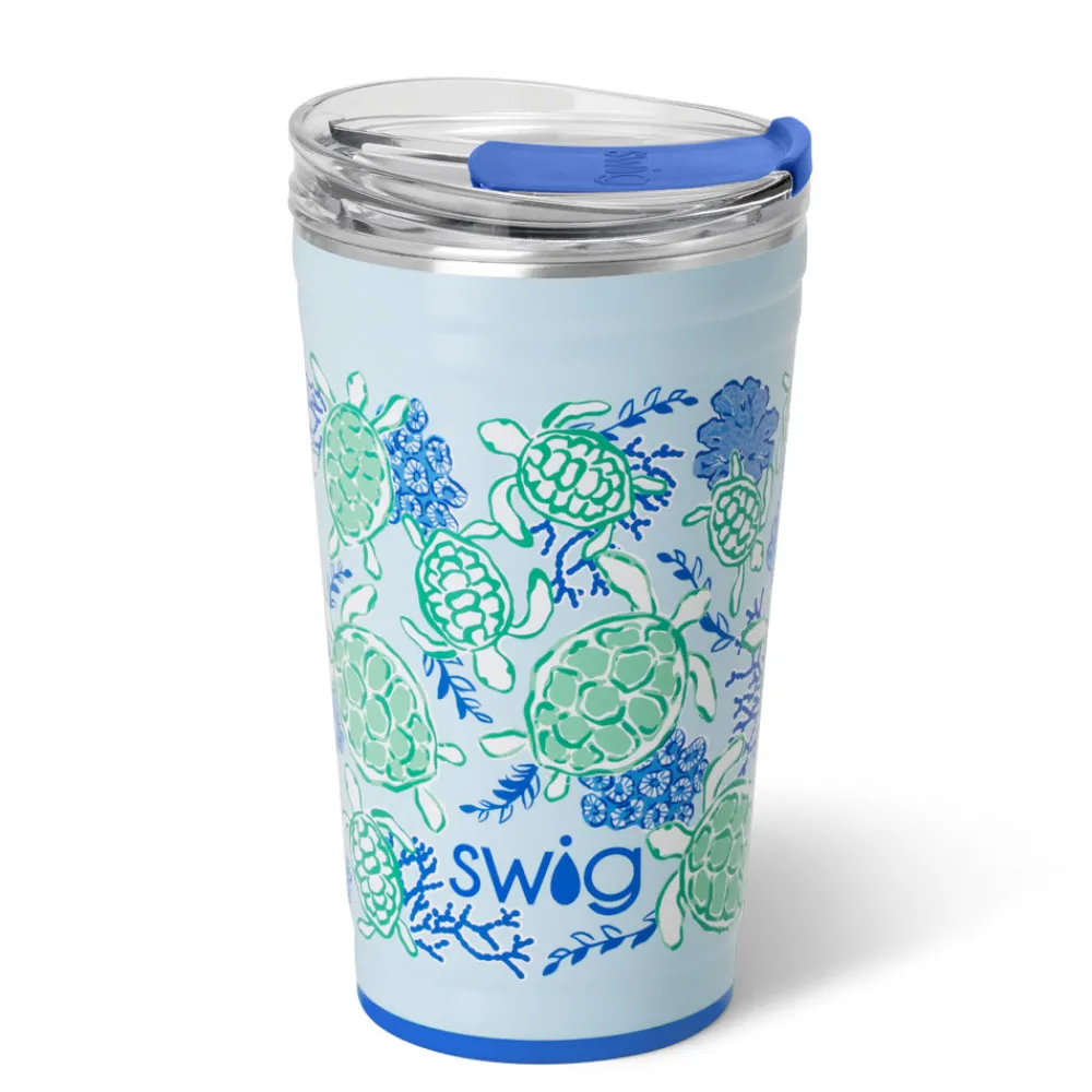 Swig Life Tumblers New Sizes!|Shell Yeah^Shell Yeah 24oz Turtle Party Cup -