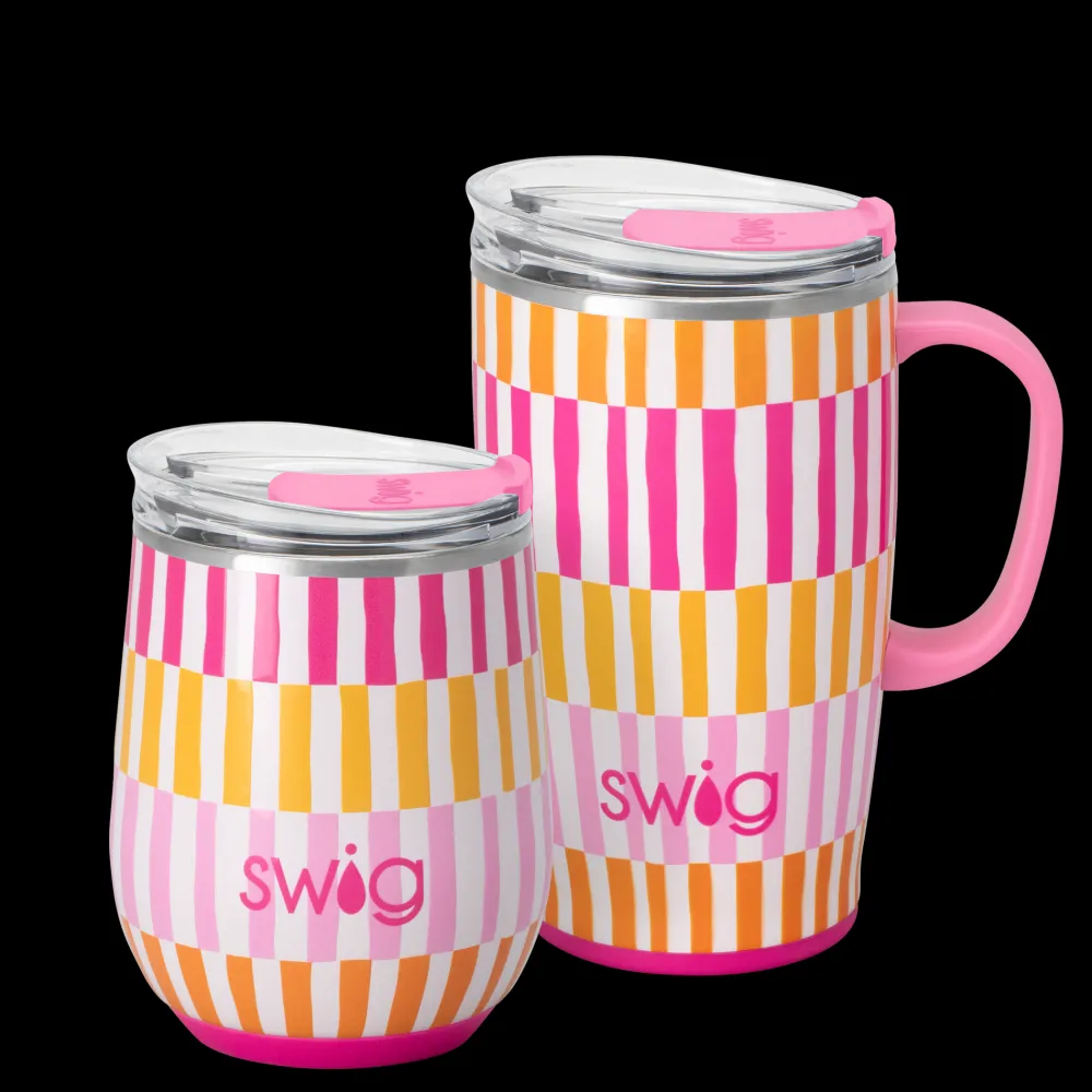 Swig Life Sherbet Stripe^Sherbet Stripe AM+PM Set