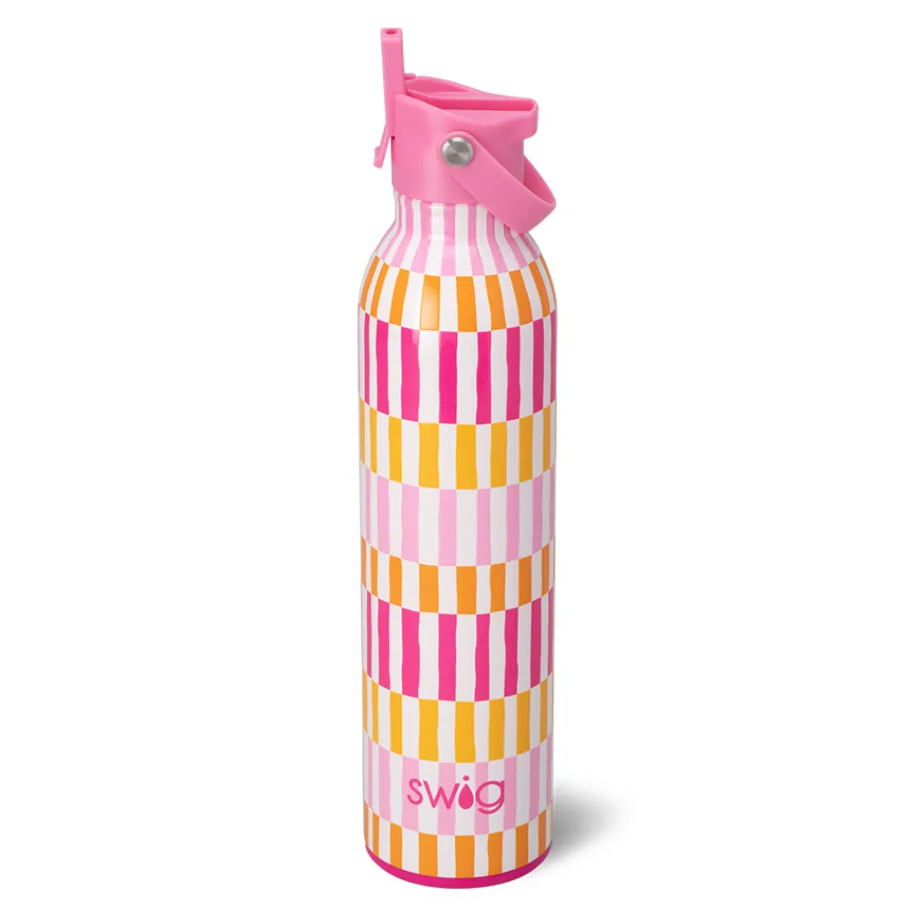 Swig Life Water Bottles|Sips For Kids^Sherbet Stripe Flip + Sip Bottle 26oz