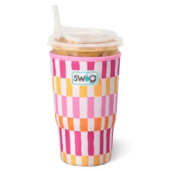 Swig Life Drink Coolies New Sizes!|Sherbet Stripe^Sherbet Stripe Large Iced Cup Coolie