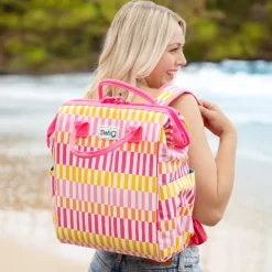 Swig Life Coolers|Sherbet Stripe^Sherbet Stripe Packi 24 Backpack Cooler