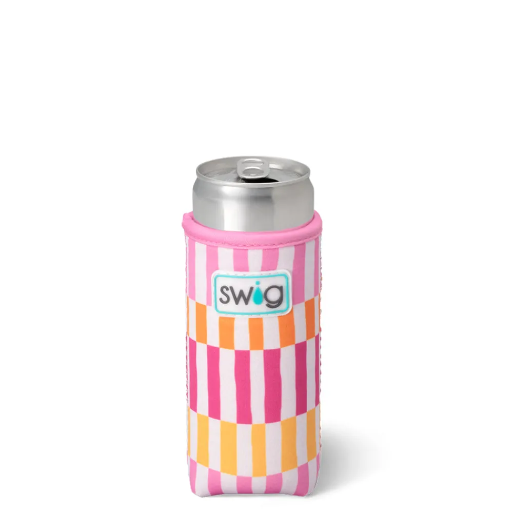Swig Life Drink Coolies New Sizes!|Sherbet Stripe^Sherbet Stripe Slim Can Coolie