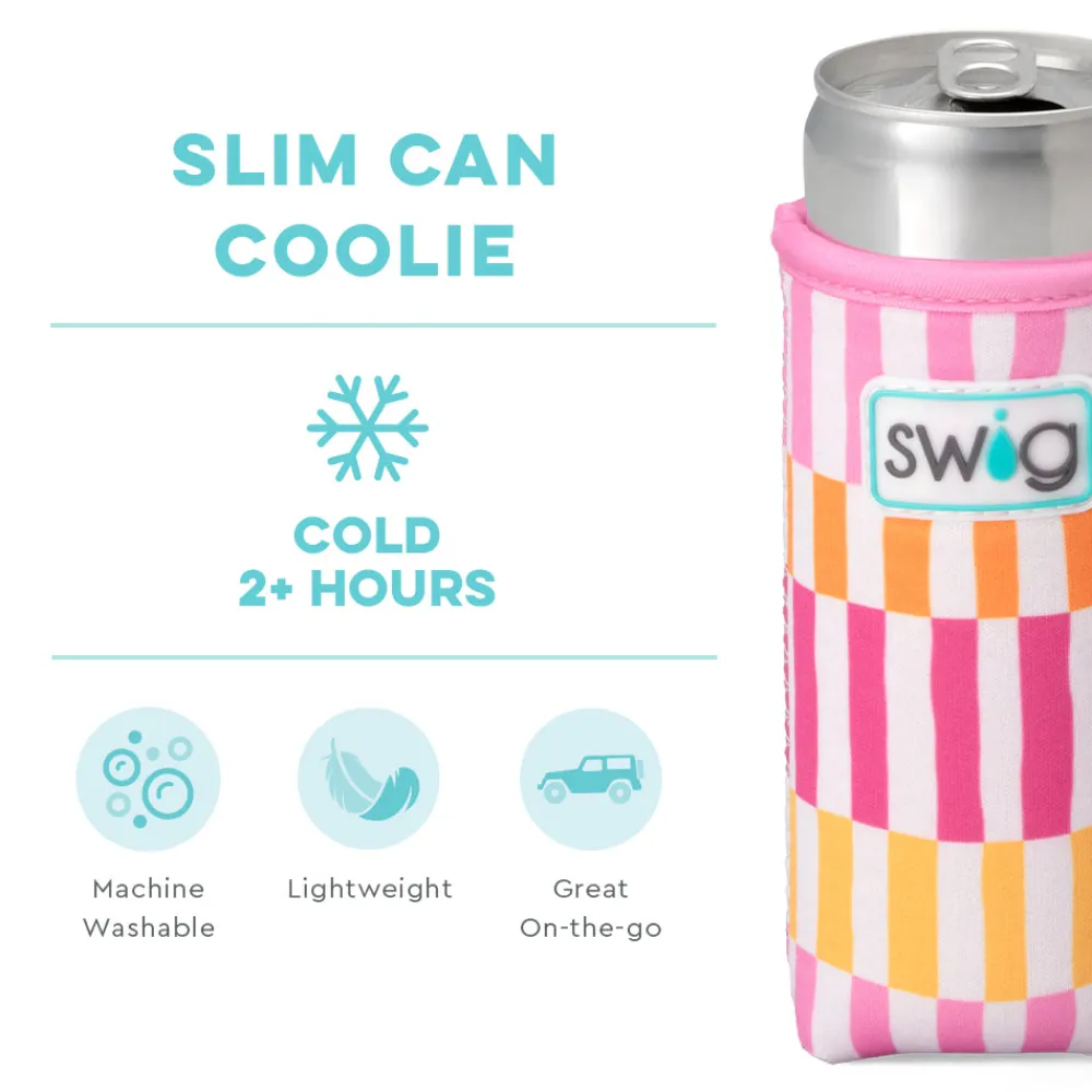 Swig Life Drink Coolies New Sizes!|Sherbet Stripe^Sherbet Stripe Slim Can Coolie