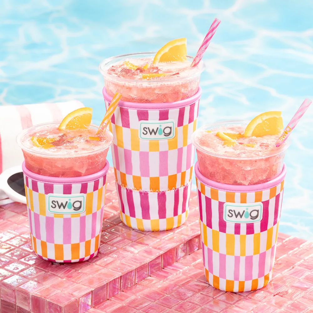 Swig Life Drink Coolies New Sizes!|Sherbet Stripe^Sherbet Stripe Small Iced Cup Coolie