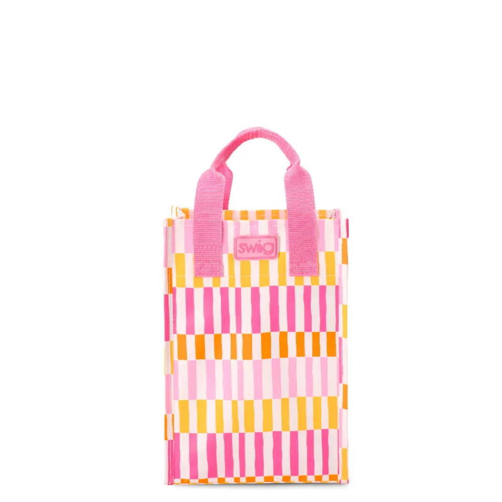 Swig Life Reusable Gift Bags|Sherbet Stripe^Sherbet Stripe Tall Reusable Gift Bag