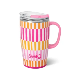 Swig Life Travel Mugs|Sherbet Stripe^Sherbet Stripe Travel Mug 18oz