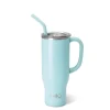Swig Life Tumblers New Sizes!|Travel Mugs^Shimmer Aquamarine Mega Mug 30oz