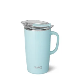 Swig Life Tumblers New Sizes!|Party Pitchers^Shimmer Aquamarine Party Pitcher 64oz