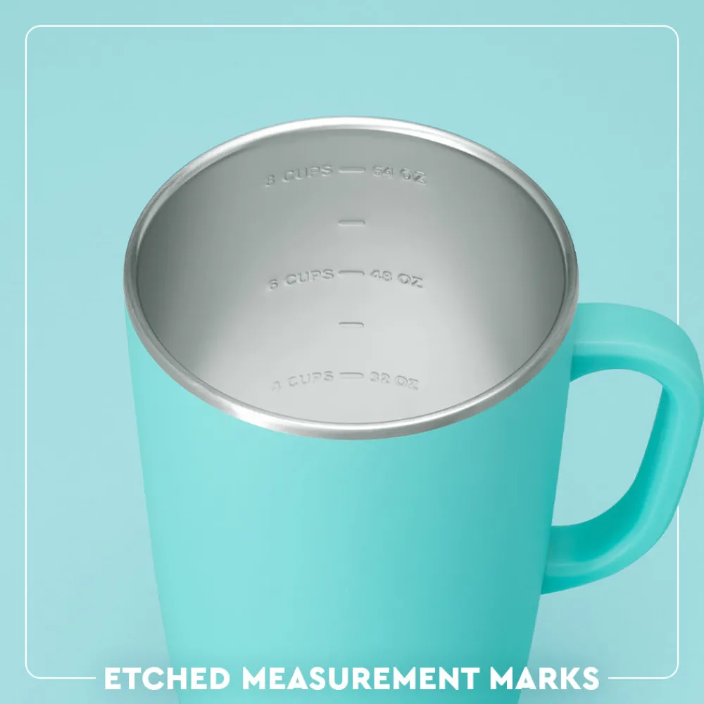 Swig Life Tumblers New Sizes!|Party Pitchers^Shimmer Aquamarine Party Pitcher 64oz