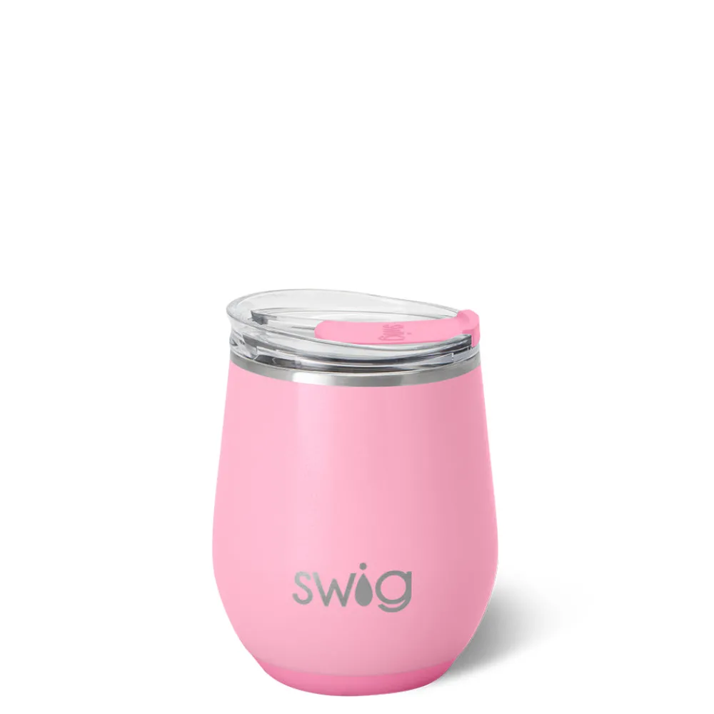 Swig Life Wine + Cocktails|Shimmers^Shimmer Bubblegum 12oz Stemless Wine Cup -