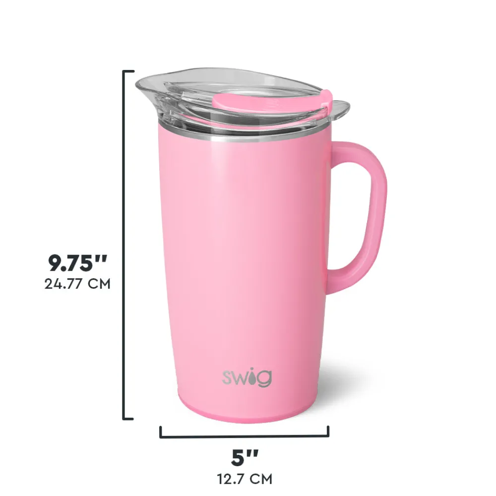 Swig Life Tumblers New Sizes!|Party Pitchers^Shimmer Bubblegum Party Pitcher 64oz