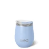 Swig Life Wine + Cocktails|Shimmers^Shimmer Periwinkle 12oz Stemless Wine Cup -