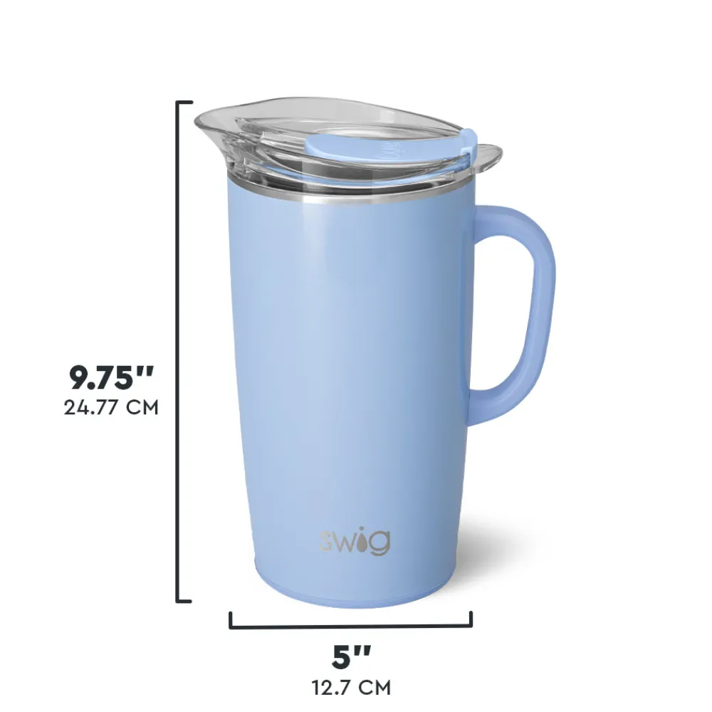 Swig Life Tumblers New Sizes!|Party Pitchers^Shimmer Periwinkle Party Pitcher 64oz