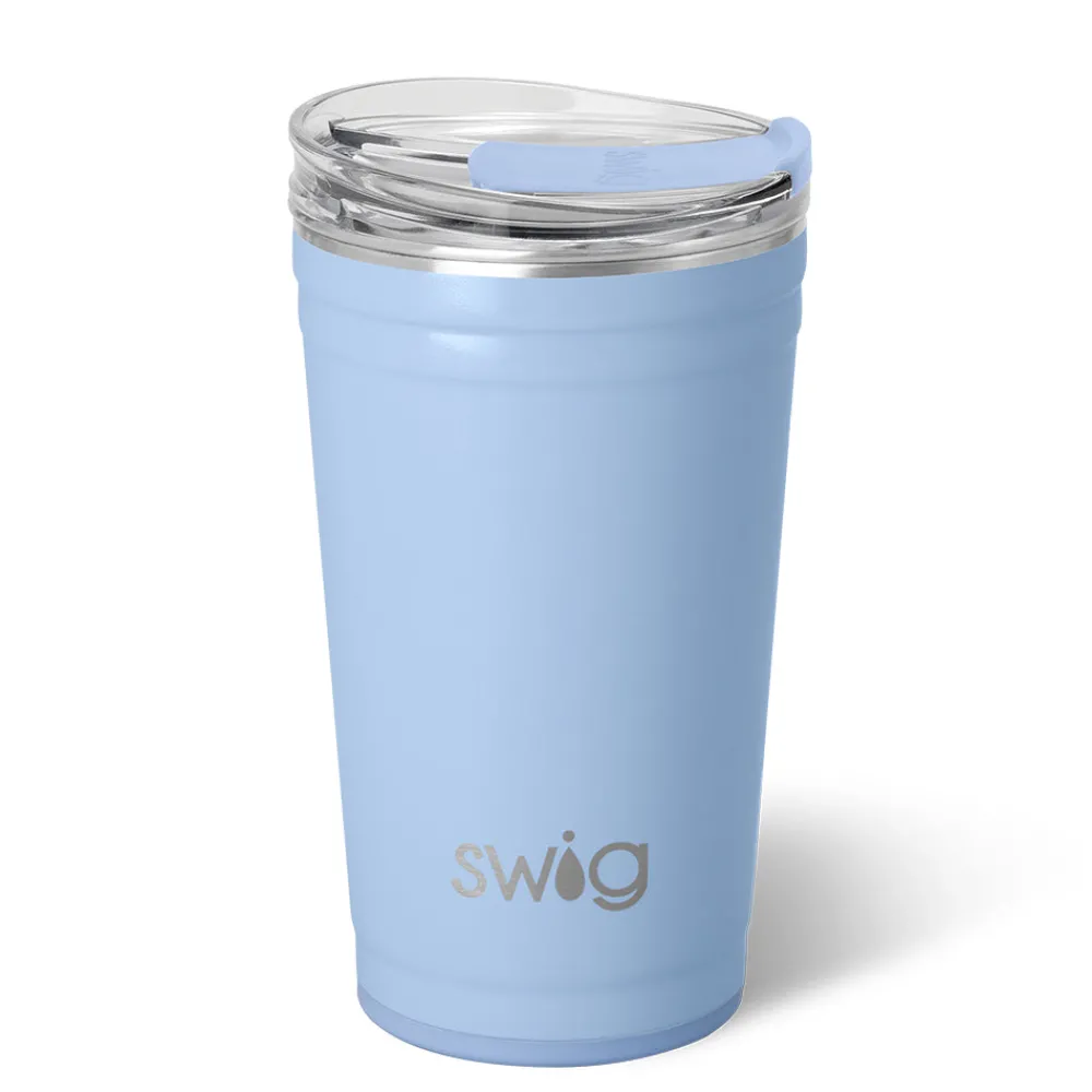 Swig Life Tumblers New Sizes!|Shimmers^Shimmer Perwinkle 24oz Party Cup -