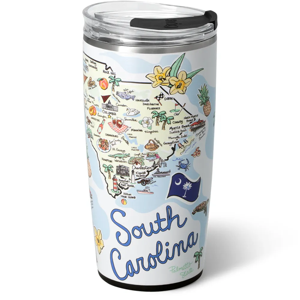 Swig Life Tumblers New Sizes!^South Carolina Tumbler 22oz