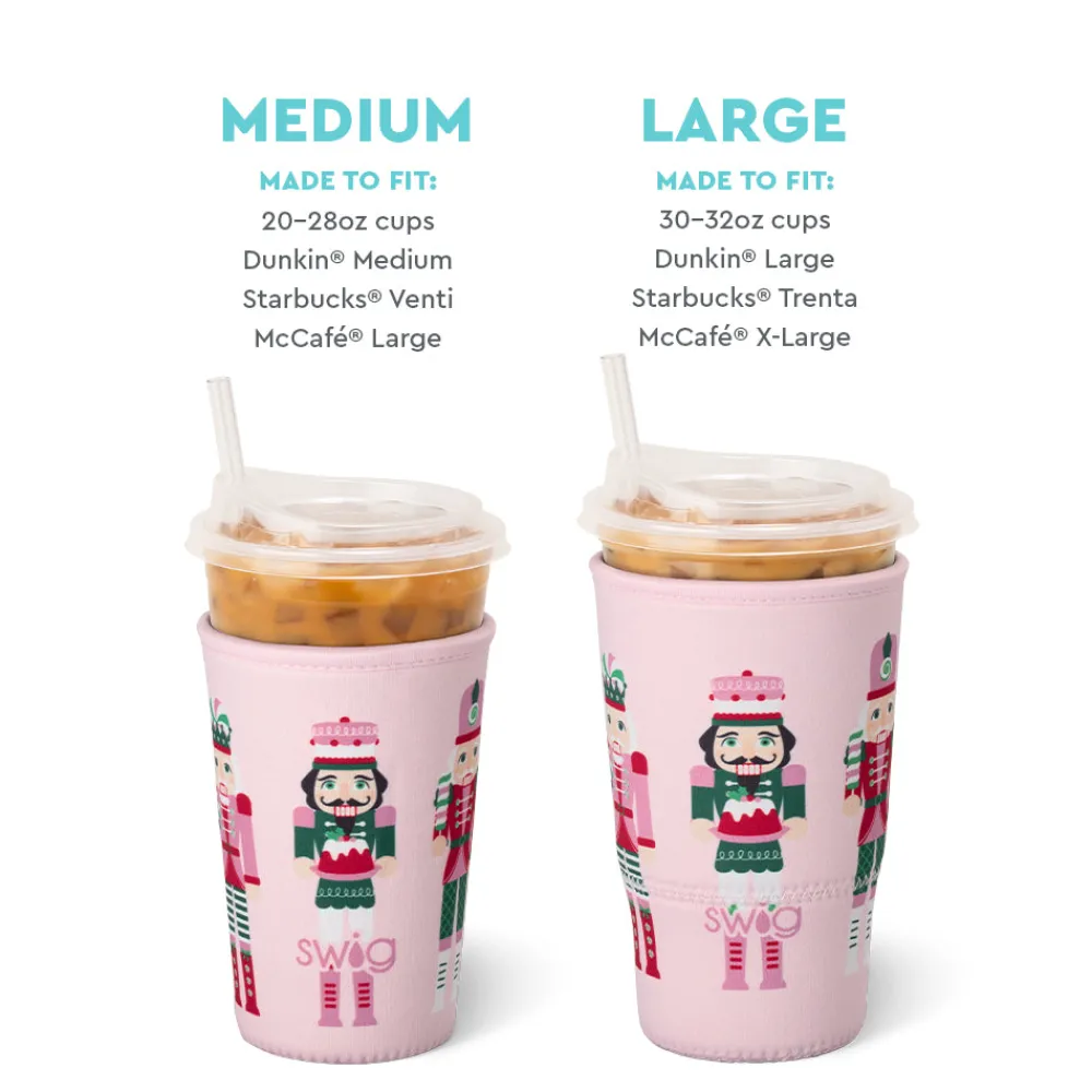 Swig Life Drink Coolies New Sizes!|Sugar Plum Soldiers^Sugar Plum Soldiers Medium Iced Cup Coolie