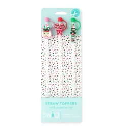 Swig Life Lids, Straws + More|Sugar Plum Soldiers^Sugar Plum Soldiers Straw Topper Set
