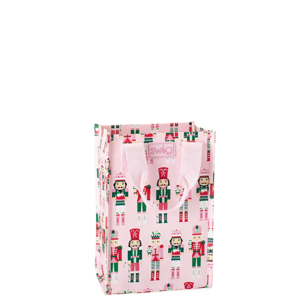 Swig Life Reusable Gift Bags|Sugar Plum Soldiers^Sugar Plum Soldiers Tall Reusable Gift Bag