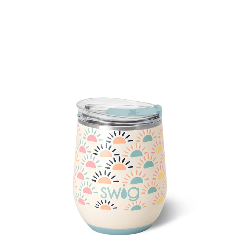 Swig Life Wine + Cocktails|Sun Chaser^Sun Chaser Stemless Wine 12oz